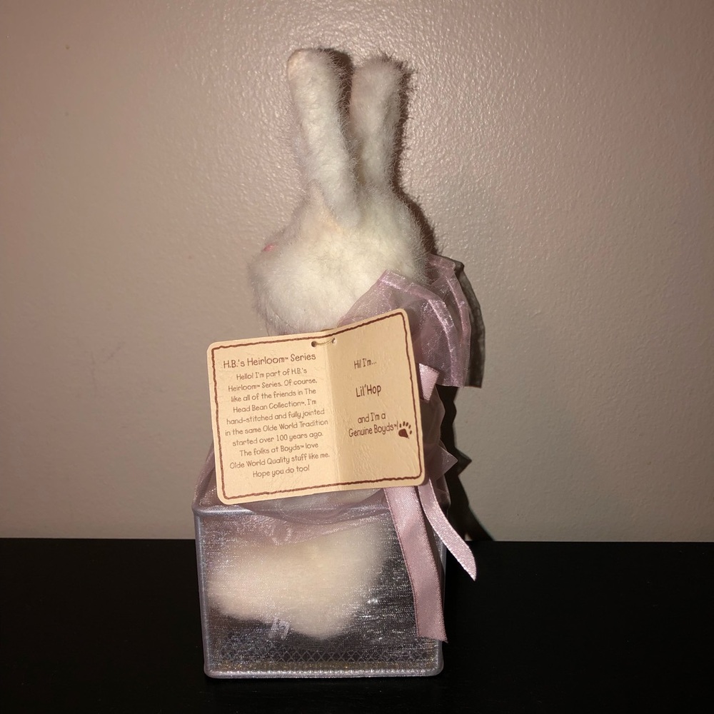 ❌SOLD❌Boyd’s Bear”Lil Hop”Bunny fromHB’s Heirloom Series NWT/Ornament no box - Picture 7 of 12